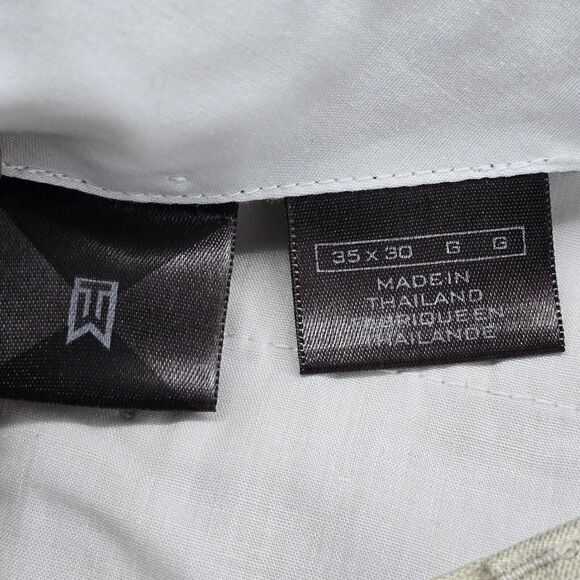 Nike Tiger Woods Collection Men's Beige Dri Fit Golf Pants Size 35x30 - Picture 7 of 14